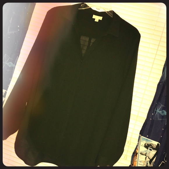 J. Jill hunter green blouse, size Medium - Picture 1 of 5